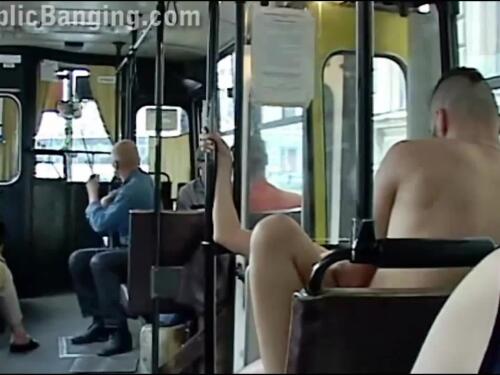 Extreme desirous public bus hookup