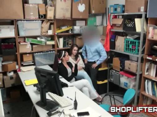 Naughty shoplifting stunner backroom spy-livecam lovemaking